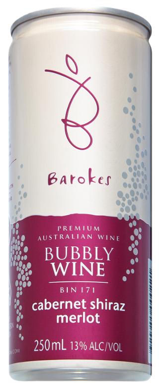 Barokes Wines Bubbly Wine Bin 171 Cabernet Shiraz Merlot - The